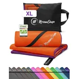 NirvanaShape Mikrofaser Handtuch, Microfaser Handtücher als Badetuch, Reisehandtuch, Strandtuch, Sporthandtuch für Fitness, Strand, XL 200 x 100 cm