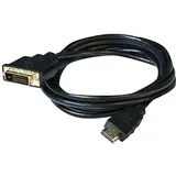 Club 3D DVI / HDMI Adapterkabel DVI-D 24+1pol. Stecker, HDMI-A Stecker 2 m Schwarz