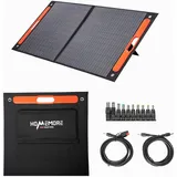 HOMEMORE 100W faltbares Solarpanel 18V Monokristallines Solarladegerät