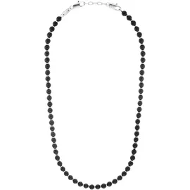 s.Oliver Kette ohne Anhänger 2038004 schwarz / Edelstahl
