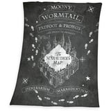 Herding Harry Potter Karte des Rumtreibers Fleecedecke 130 x 170 cm