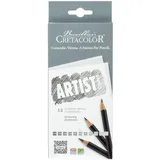 CRETACOLOR Künstlerstifte Studio Graphitstifte 12 St. schwarz