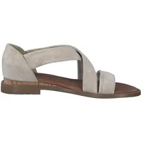 Tamaris Damen Sandaletten, Frauen Sandalen,Sommerschuhe,Freizeitschuhe,offene Schuhe,Strandschuhe,Sommersandalen,bequem,flach,Ivory,40 EU - 40 EU