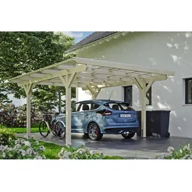 SKANHOLZ Odenwald Flachdach Carport aus Leimholz 4,28 x 5,41 m unbehandelt