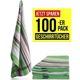 ASPERO 100 Geschirrtücher aus Baumwolle