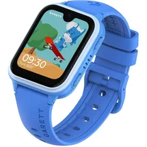 Garett Kids Vibe AI 4G LTE 40 mm Kunststoffgehäuse Blau Silikonarmband Blau S