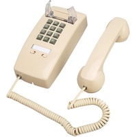 Retro-Wand Telefon Im Alten Stil, Wasserdichtes Festnetz-Kabel Telefon mit Lautstärke Regler, Vintage Wand Telefon für Haus, Hotel, Schule und Büro-Beige