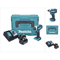 Makita Akku-Schlagschrauber Makita DTD 152 RFJ Akku Schlagschrauber 1/4″ 18V 165Nm + 2x Akkus 3,0Ah + Ladegerät im Makpac