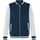 Oxmo Sweatjacke OXMO "Trainingsjacke OXOnana", Damen, Gr. S, blau (insignia blau), Obermaterial: 80% Polyester PES. 20% Baumwolle CO., Sweatjacken Sweatjacke