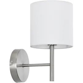 [lux.pro] Wandleuchte 2er Set Winsford Silberfarben / Weiß