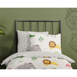 Good Morning "Artis", Renforcé, B/L: 60cm x 40cm, 2, Renforcé, Obermaterial: 100% Baumwolle, Bettwäsche, Baumwolle, Renforcé, Wendeoptik, Kind, Baby, Tiere