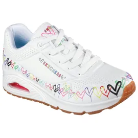 SKECHERS Uno Love All Around Damen Weiß/Mehrfarbig 37