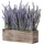 luxuskollektion Künstliche Lavendel Blumen Kunstpflanze Deko Antik Holztopf Indoor