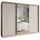 masseno Schwebetürenschrank TAVI 250 x 205 x 60 cm Gelb