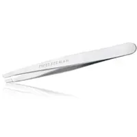Tweezerman Schräge Pinzette Platinum Silber