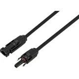 TRU Components TC-13806204 Solarkabel Verlängerung 6,0 mm2 5 m Buchse