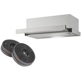 Yuna Flachschirmhaube ALVA FS60B inklusive Kohlefilter 60 cm