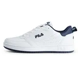 Fila Herren REGA Sneaker, White-White Navy, 44 EU