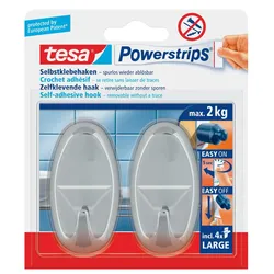 tesa Klebehaken 38 mm  x 70 mm chrom