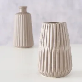 Boltze Vase Esko 2er-Set: Dunkelbraun