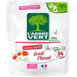 L'arbre Vert Nachfüllflasche Flüssigwaschmittel Blumiges Erwachen