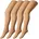 Strumpfhose 4er Pack Braun 122-140