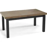 WFL GROUP Ausziehtisch 200 x 78 x 100 cm Lefkas Eiche braun