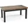 WFL GROUP Ausziehtisch 200 x 78 x 100 cm Lefkas Eiche braun