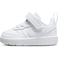 Nike Court Borough Low Recraft (TD) Sneaker, White/White-White, 27
