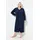 Ulla Popken Bademantel Frottee Blau 58/60