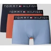 Trunks aus Baumwoll-Mix im 3er-Pack, Rostrot, S