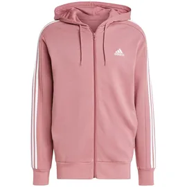 Adidas Essentials French Terry 3-Streifen Kapuzenjacke Pink M