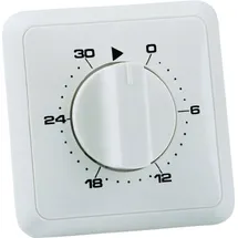 WALLAIR 20100249 Unterputz-Timer analog Tagesprogramm 30 min 3680W IP20 2polig