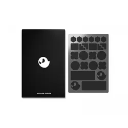GHOSTGLIDES GHOSTGRIPS - Universelle Griffe für Mäuse und Tastaturen - Black Heavy