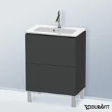 Duravit L-Cube Waschtischunterschrank, 2 Auszüge, LC667304949,