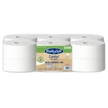 BulkySoft Mini Jumbo Toilettenpapier 2-lagig 12 Rollen à 130 m