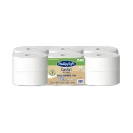 BulkySoft Mini Jumbo Toilettenpapier 2-lagig 12 Rollen à 130 m