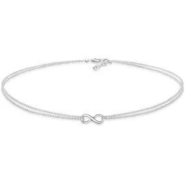 Elli Halskette Choker Infinity Unendlichkeit 925 Silber