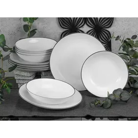 CreaTable Luna Kombiservice 12-tlg. schwarz