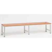 Sz-Metall Umkleidebank 200x42x30 cm grau