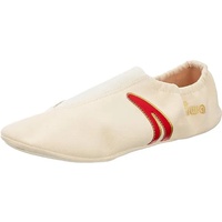 IWA Gymnastikschuh 402 - Creme mit roten Streifen - 32