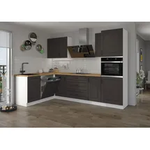 Küchen-Preisbombe Küchenzeile 170 x 285 cm Stilo Grau