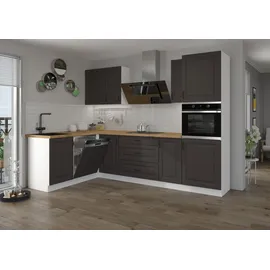 Küchen-Preisbombe Küchenzeile 170 x 285 cm Stilo Grau