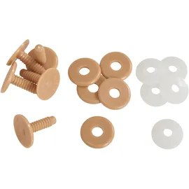 Glorex  Gelenkscheiben-Set 20 mm 5 Stück beige