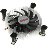 Akasa AK-CC7122BP01 Low Profile CPU-Kühler (26 mm), CPU Kühler, Blau,