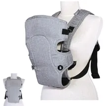 Lorelli Babytrage Tragehilfe Between Bauchtrage verstellbare Gurte ab 4 Monaten hellgrau