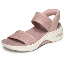 SKECHERS Women's Go Walk Arch Fit 2.0 Sandal Flat, Purple, 7 UK