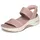 SKECHERS Women's Go Walk Arch Fit 2.0 Sandal Flat, Purple, 7 UK
