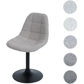 Mendler Esszimmerstuhl HWC-A60 Stoff taupe