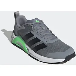 Trainingsschuh ADIDAS PERFORMANCE "DROPSET CONTROL TRAINING", Gr. 43, grau, core schwarz, lime burst, Textil, sportlich, Schuhe